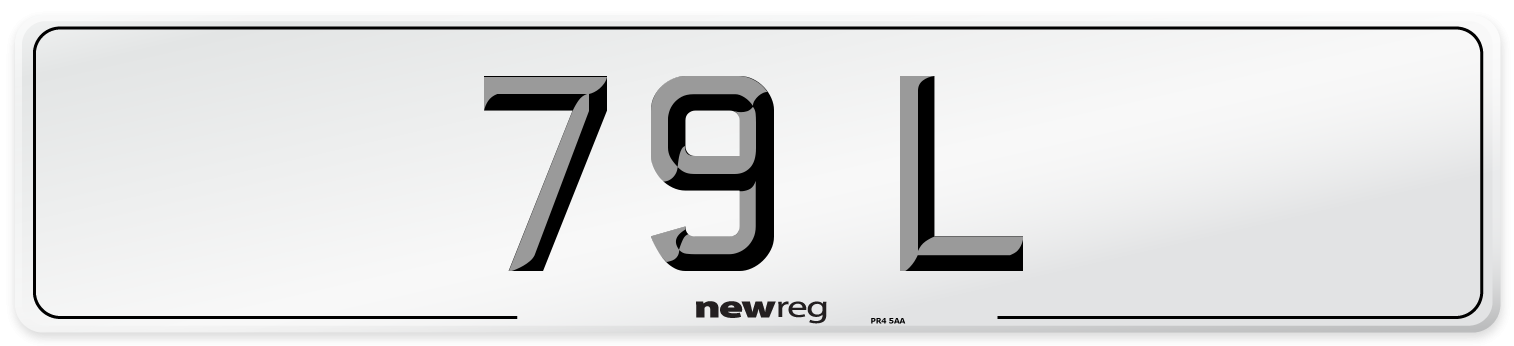 79 L Number Plate from New Reg